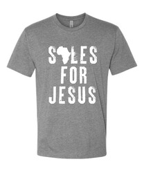 Youth T-shirts - Soles For Jesus (Full) - Gray
